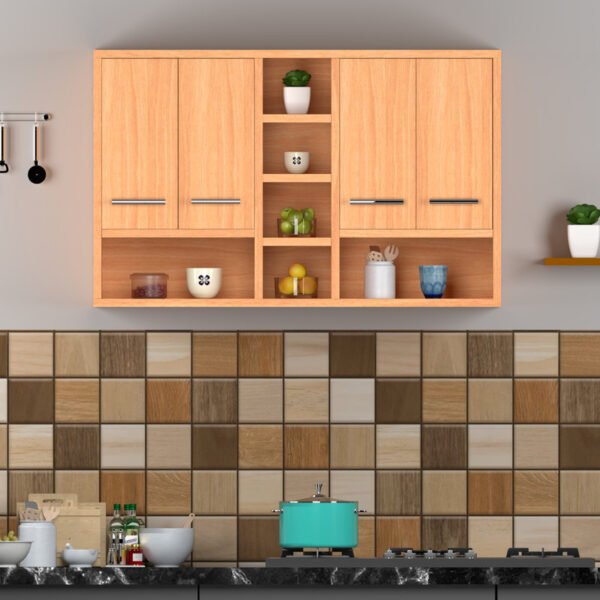 Spyder Group 4 Door Multipurpose Wall Mounted Cabinet with Open Shelf