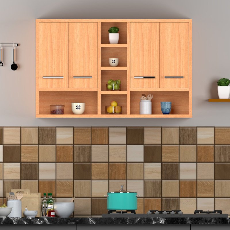 Spyder Group 4 Door Multipurpose Wall Mounted Cabinet with Open Shelf