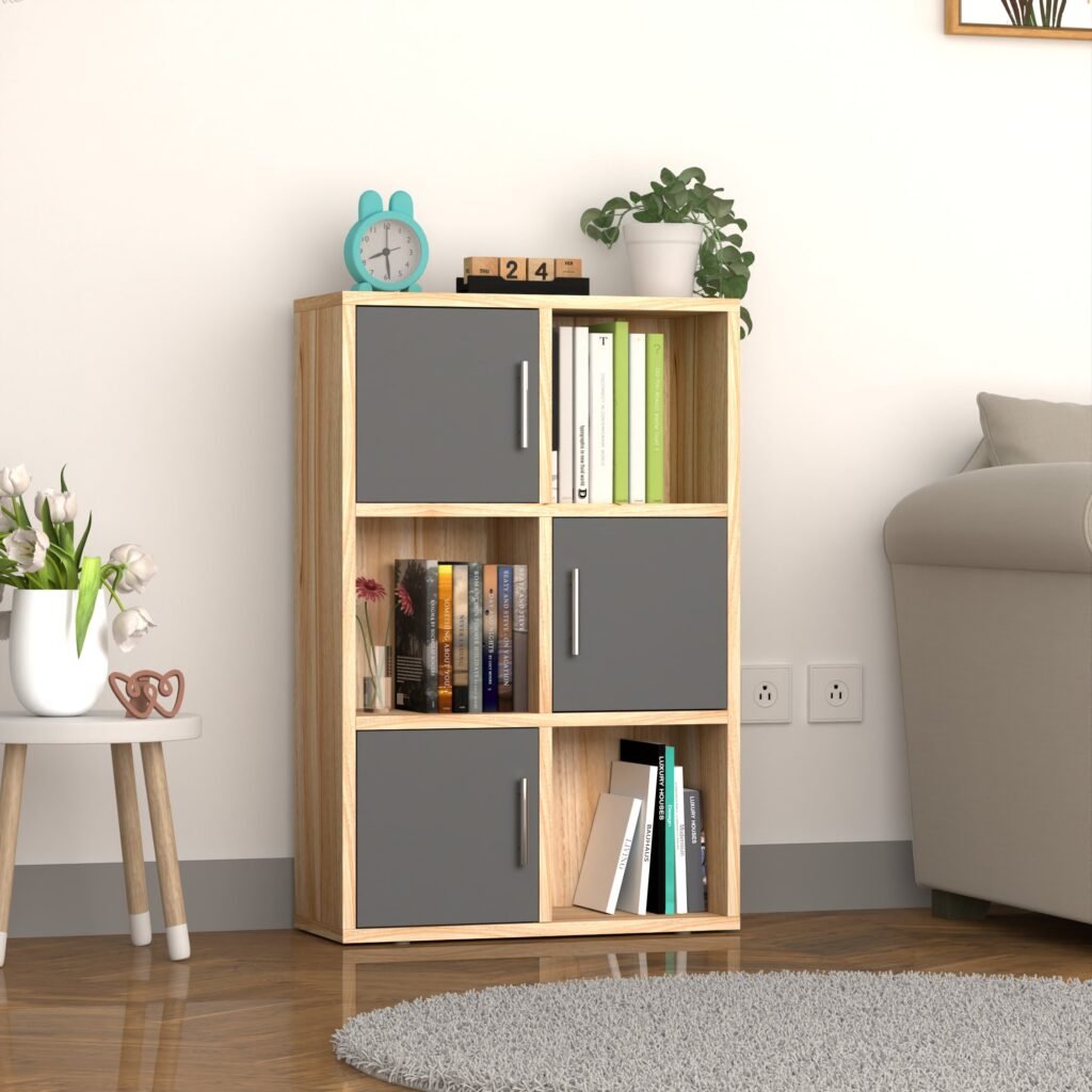 Wooden Bookshelf by Spyder Group