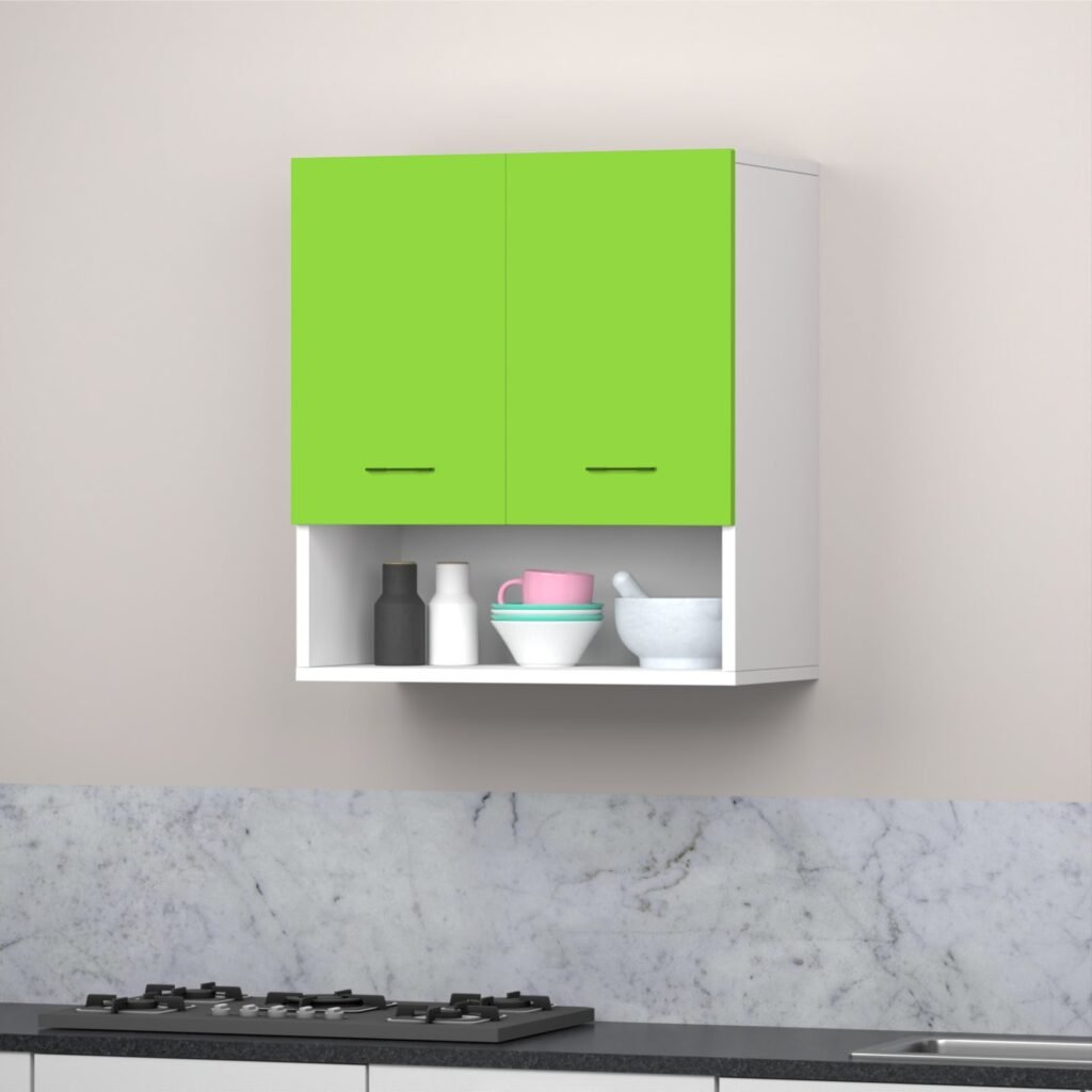 Cabinet with Open Shelf